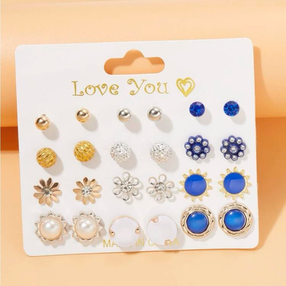 Stud earrings